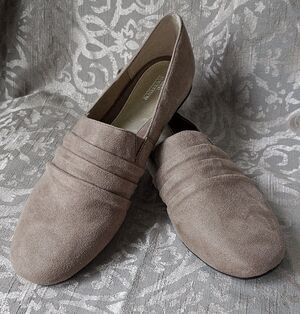 Ros Hommerson Stone Suede Donut Shoes Sz 12 SS